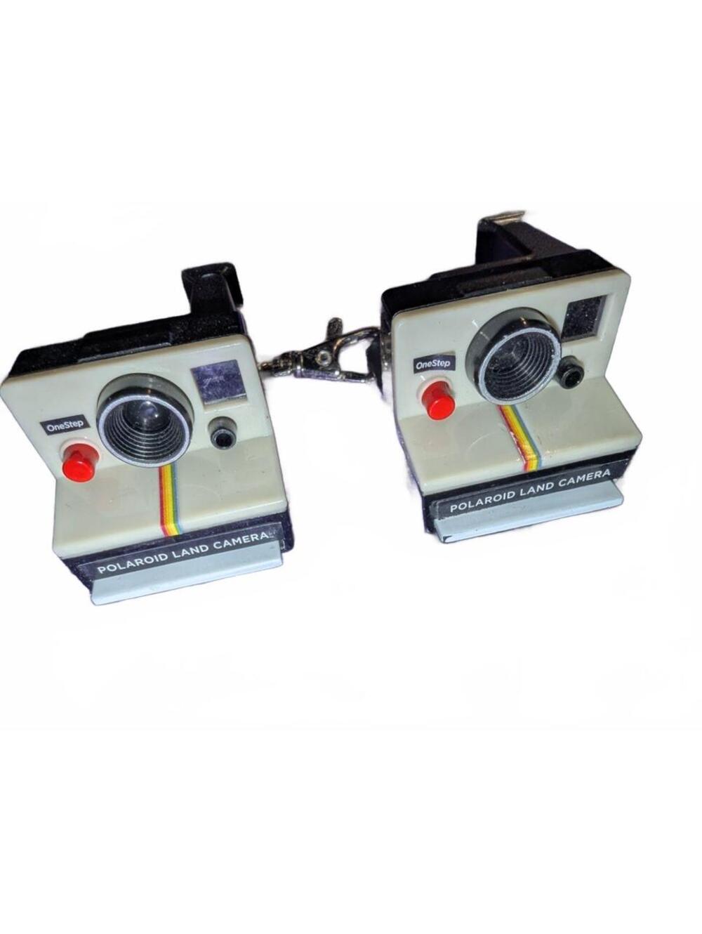 Polaroid Land Camera OneStep Miniature Keychain Pair
